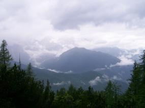Panorama verso la Val Zoldana